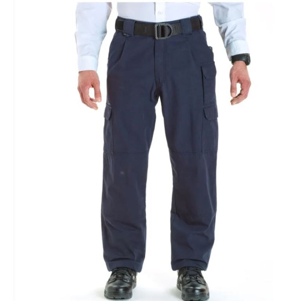 5.11 Tactical Mid Rise Regular Fit Cotton Canvas Cargo Pants Blue Mens Sz 30x34